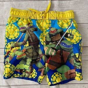 Nickelodeon teenage mutant ninja turtles youth S 6-7 pull on swim trunks